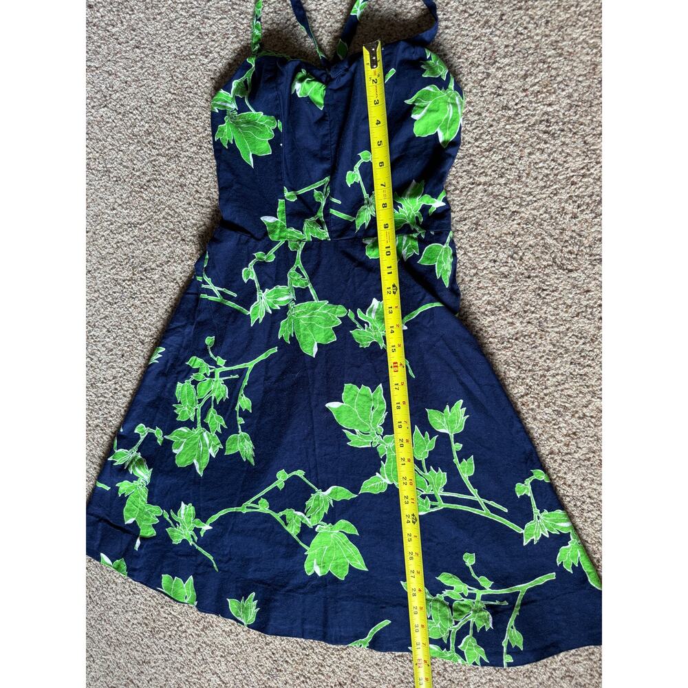 Vintage Retro Mini Dress 50s Pinup Tropical Vacation Travel USA Rockabilly - Picture 5 of 9